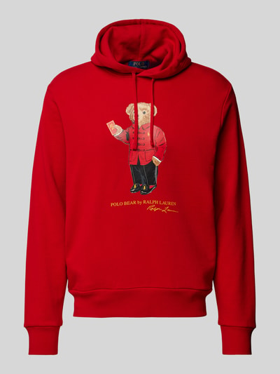 Polo Ralph Lauren Hoodie met labelprint Rood - 2