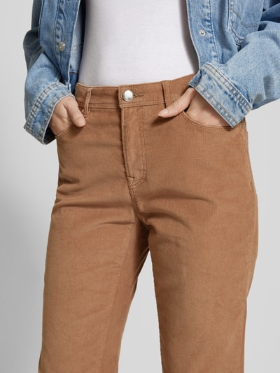 Brax Stoffen broek met 5-pocketmodel, model 'Mary' Beige - 3