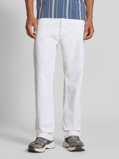 Tommy Jeans Relaxed Fit Straight Fit Jeans aus Baumwoll-Mix Modell 'OTIS' Offwhite 4