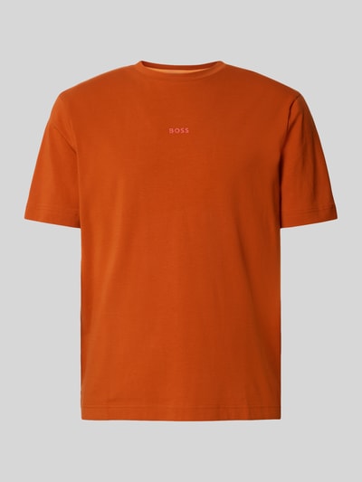 BOSS Orange Relaxed Fit T-Shirt aus Baumwoll-Mix Modell 'TCHUP' Orange 2