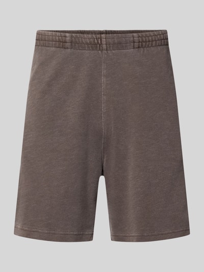 Produktfoto, Regular Fit Shorts mit elastischem Bund Modell 'Harper' von Carhartt Work In Progress in Braun aus Reine gewachste Baumwolle, glatte Textur, Herren Shorts