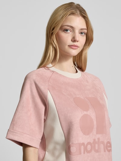 ANOTHER COTTON LAB T-Shirt mit Label-Print Pink 3