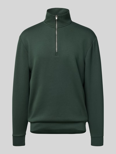 SELECTED HOMME Regular Fit Sweatshirt aus Viskose-Mix Modell 'EMANUEL' Dunkelgruen 2