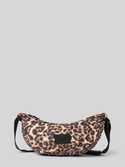 Seidenfelt Torba na długim pasku z detalem z logo model ‘EVENES’ Średniobrązowy 2