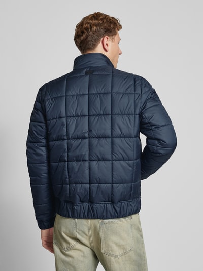 G-Star Raw Gewatteerd jack met labelapplicatie, model 'Meefic' Marineblauw - 5