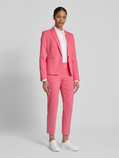 Christian Berg Woman Selection Regular Fit Blazer aus  Baumwoll-Mix mit Leinen-Anteil Pink 1