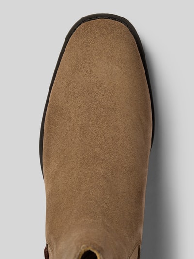 Gant Lederstiefelette mit Label-Detail Modell 'Fayy' Taupe 3