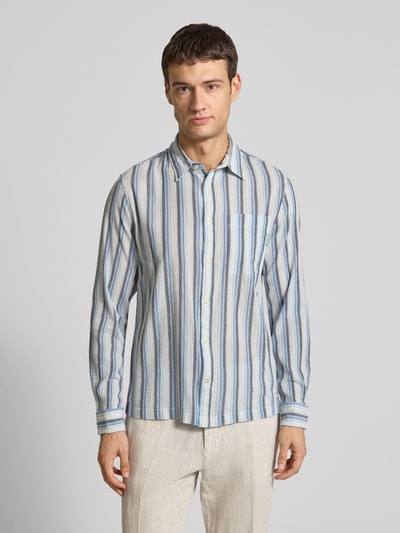 Scotch & Soda Freizeithemd mit Knopfleiste Lavender 4