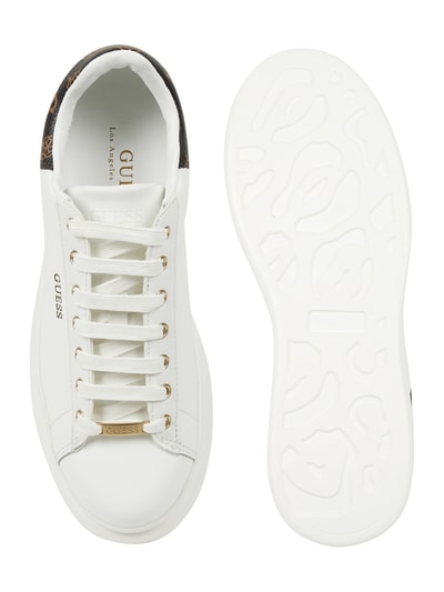 Guess Sneaker mit Logo-Muster  Weiss 5