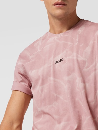 BOSS Orange T-Shirt aus Baumwolle Modell 'Tsoil' Rose 3