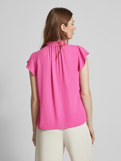 Jake*s Collection Blusenshirt mit Fledermausärmeln Fuchsia 5