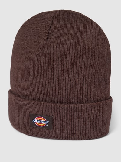 Dickies Beanie mit Label-Detail Dunkelbraun 1