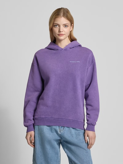 Colourful Rebel Oversized Hoodie mit Kapuze Lila 4