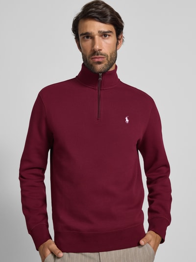 Polo Ralph Lauren Bluza o kroju regular fit z zapinanym kołnierzem model ‘Double’ Bordowy 3