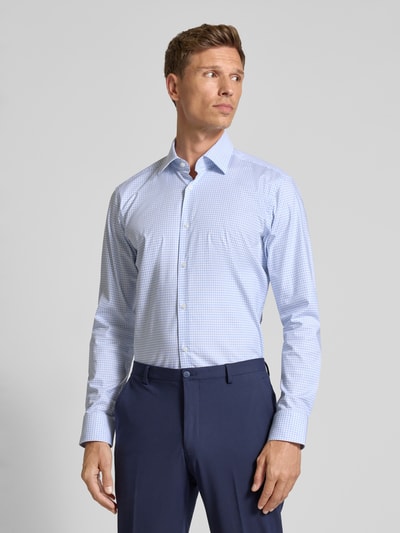 BOSS Regular fit zakelijk overhemd van premium materiaal, model 'JOE' Bleu - 4