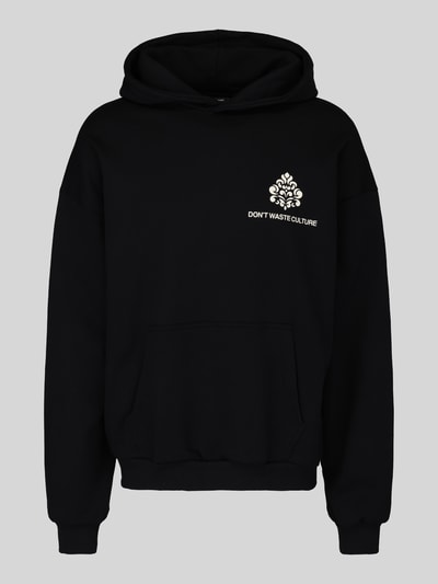 Don´t Waste Culture Oversized Hoodie aus Baumwoll-Mix Modell 'PURO' Black 2