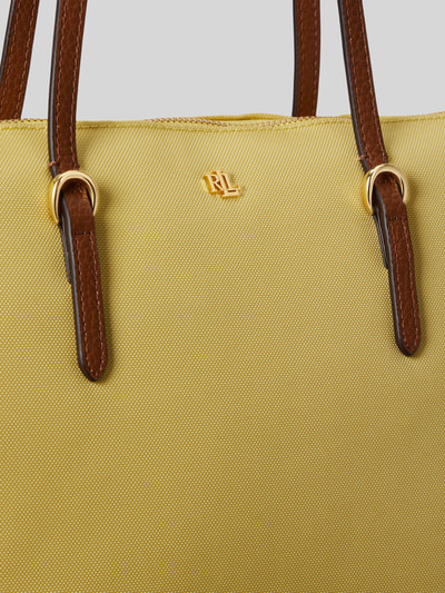Lauren Ralph Lauren Henkeltasche mit Logo-Applikation GELB 6