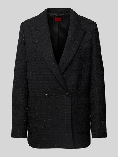 HUGO Blazer mit aufgesetzten Taschen Modell 'Atisi' Black 2