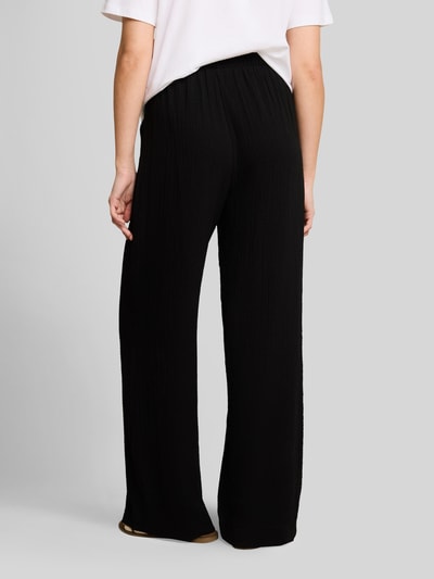 Tom Tailor Denim Wide Leg Hose aus Viskose-Mix Black 5