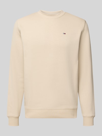 Tommy Jeans Regular Fit Sweatshirt aus Baumwoll-Mix  Beige 2