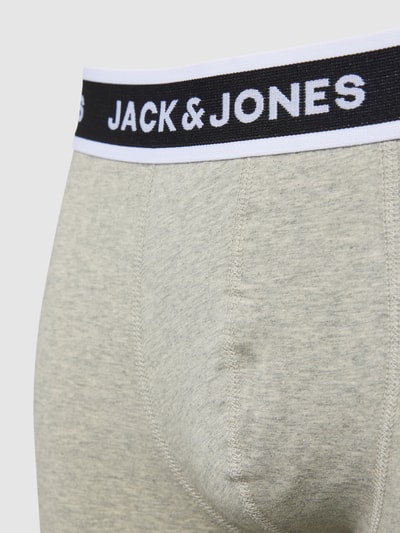 Jack & Jones Boxershort met elastische band met logo in een set van 5 stuks, model 'BOXER' Olijfgroen - 2