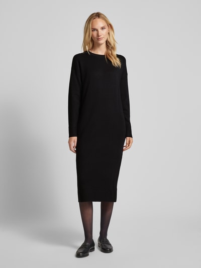 Christian Berg Woman Strickkleid aus Viskose-Mix mit Rundhalsausschnitt Black 4