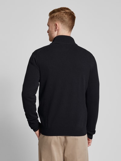 Gant Strickpullover mit Label-Stitching Modell 'SUPERFINE' Black 5