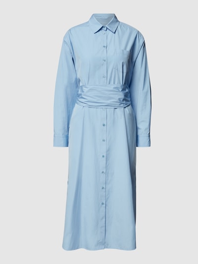 Weekend Max Mara Blusenkleid aus Baumwolle Hellblau 2