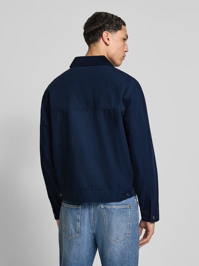Tommy Jeans Regular Fit Blouson aus reiner Baumwolle Marine 5