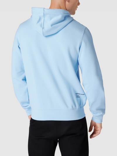 Lacoste Hoodie met labelstitching Bleu - 5