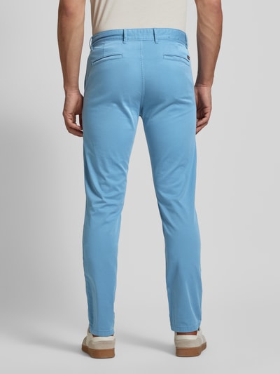 BOSS Orange Slim Fit Chino mit Gürtelschlaufen Hellblau 5