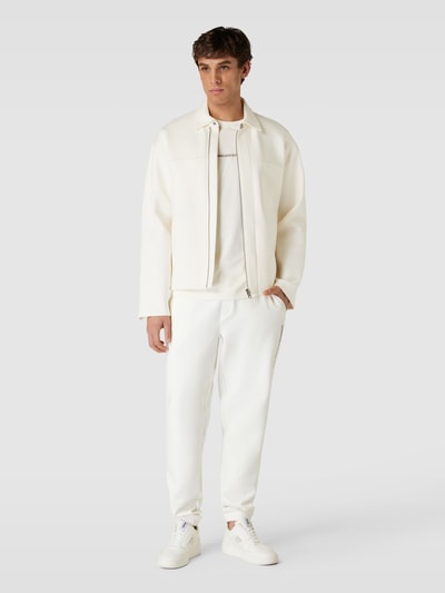 CK Calvin Klein Jacke mit Label-Badge Modell 'ARCHIVE SPACER' Offwhite 1