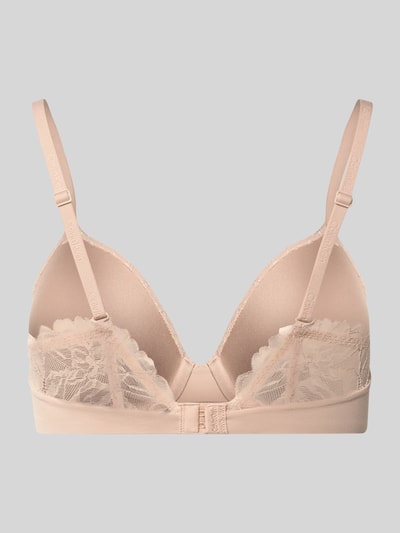 Calvin Klein Underwear Regular Fit BH mit Spitzenbesatz Modell 'Cove' Beige 3