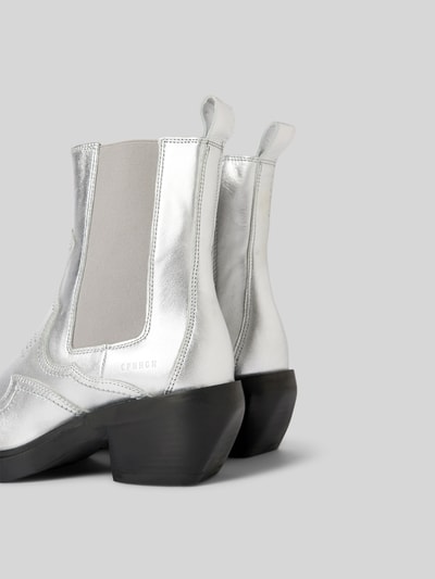 Copenhagen Ankle Boots im Cowboy-Stil Silber 3