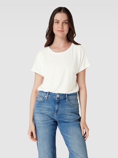 Christian Berg Woman T-Shirt mit Rundhalsausschnitt Offwhite 4