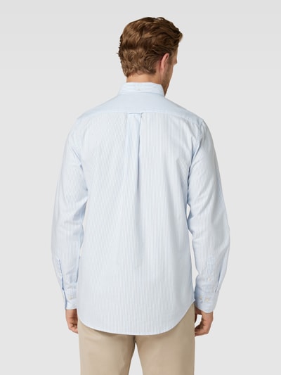 Gant Regular fit vrijetijdsoverhemd met streepmotief, model 'OXFORD' Lichtblauw - 5