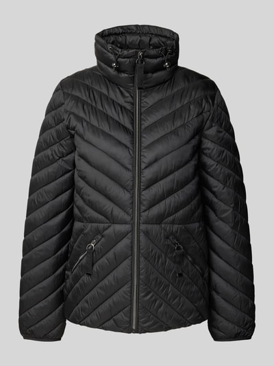 Christian Berg Woman Selection Steppjacke mit Stehkragen und Reißverschlusstaschen Black 2