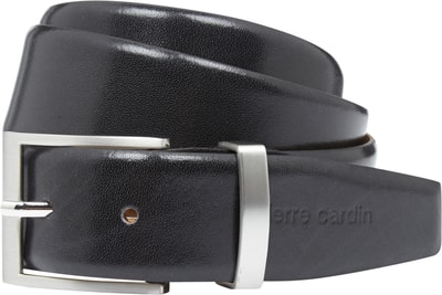 Pierre Cardin Leren riem van echt leer Zwart - 3