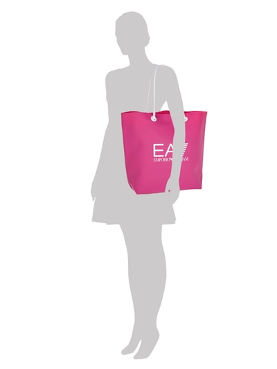 EA7 Emporio Armani Shopper mit Logo-Print  Pink 1