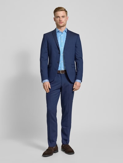 Jake*s Slim Fit Businesshemd in Premiumqualität mit extra langem Arm Royal 1