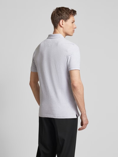 Brax Regular fit poloshirt met labelprint, model 'Pete' Lichtgrijs - 5