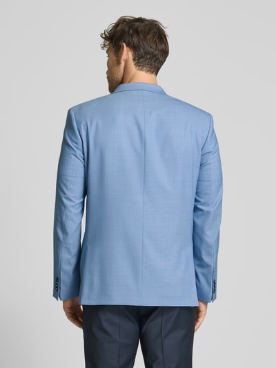 HECHTER PARIS Slim Fit 2-Knopf-Sakko mit Pattentaschen Modell 'H-Xtension' Hellblau 5