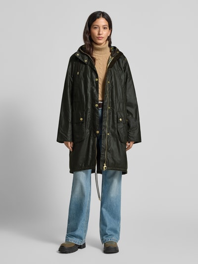 Barbour Regular Fit Wachsmantel aus reiner Baumwolle Modell 'MARCY' Oliv 1