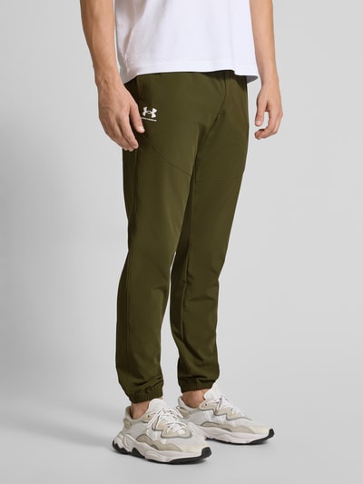 Under Armour Sweatpants mit elastischem Bund Oliv 4