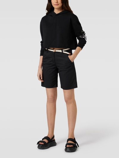 Tom Tailor Shorts mit Gürtel in Flecht-Optik Black 1