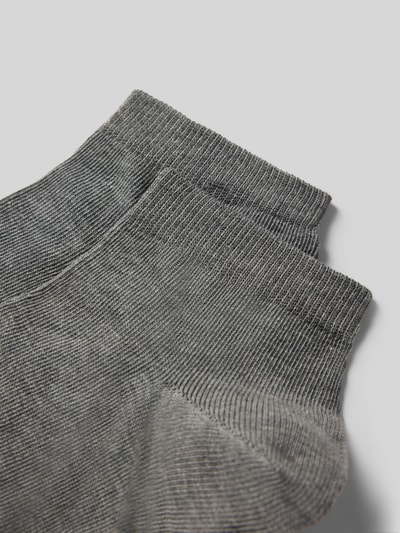 FALKE Sneaker-Socken mit geripptem Abschluss im 2er-Pack Silber Melange 2