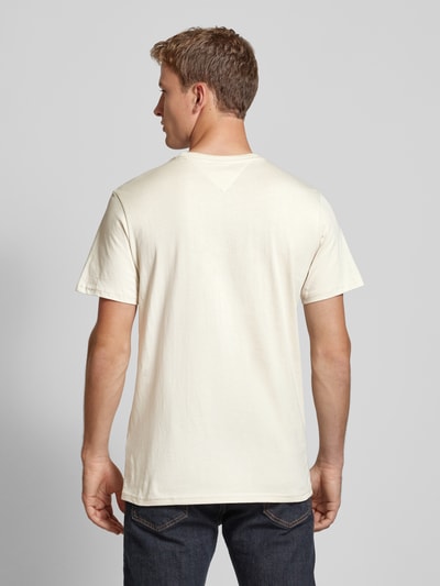 Tommy Jeans T-Shirt mit Label-Print Offwhite 5