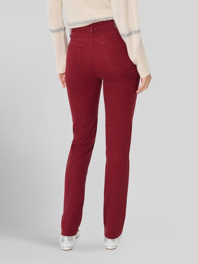 Brax Regular Fit Gerade Hose aus Lyocell-Mix mit Modal-Baumwoll-Anteil Modell 'MARY' Bordeaux 5