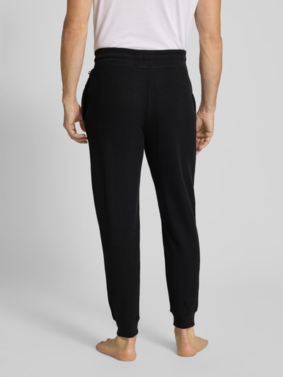 BOSS Relaxed Fit Sweatpants aus Baumwoll-Mix Black 5