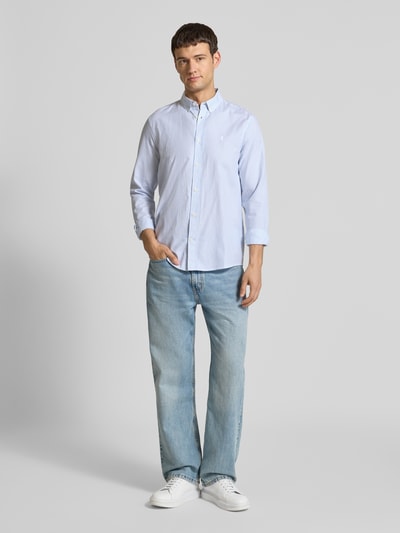 Armedangels Regular Fit Freizeithemd aus reiner Baumwolle Modell 'QUAASA' Hellblau 1